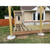 vikofan 8x8 Post Base (7.5x7.5in Actual) 4-Pack - Dacromet Coated