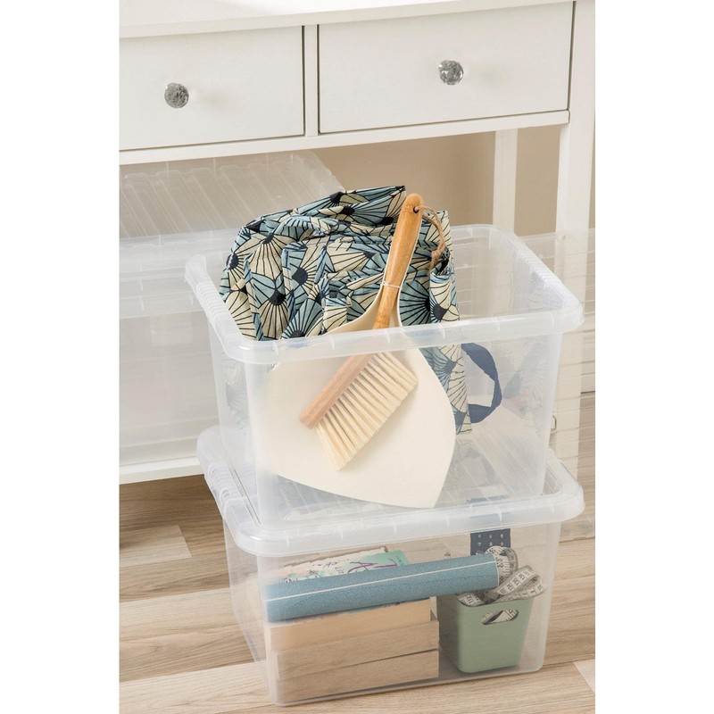 JMS 1 x 24/25 L Litre Crystal Clear Transparent Plastic