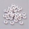 Handicraft Emporium Flat Round Alphabet Acrylic Beads | 20g |
