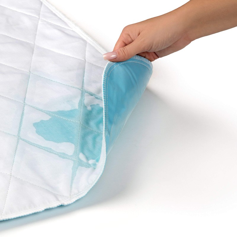 PharMeDoc Washable Bed Pad for Incontinence, Leak Proof & Slip