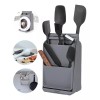 Seasky Porta Cubiertos 8 Compartimentos Soporte Tapa Ollas 2 Caras
