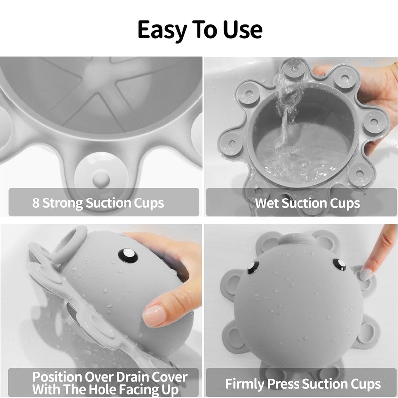 Bathtub Overflow Drain Cover - Silicone Bath Tub Drain Cover,