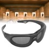Windproof Goggles Breathable Impact Resistance Iron Mesh Pattern Protective Glasses