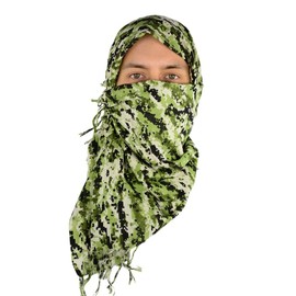 Shemagh Scarf - Military Scarf/Head Wraps |Tactical Camo Design| Hunting + More! - Doomsday Digital CA2150