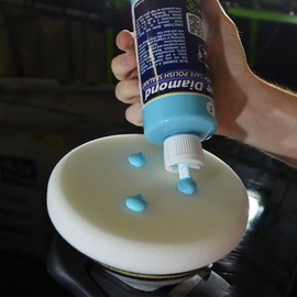 Detail King Blue Diamond Car Polish & Car Sealant - Silicone Free Polish - Cleans, Dazzles & Protects - Body Shop Safe - 16oz