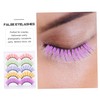 Baluue 3sets False Lash Set Thick Volume Lightweight Eyelash Extensions