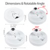 Wireless LED Spotlight Indoor with Rechargeable Battery Operated, Uplighting Indoor