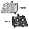 G-PLUS Headlights Assembly Compatible with Chevy Tahoe Subarban Avalanche 2007-2014