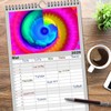 Family Planner 2026 - Energy Spirals with 5 Columns (Wall