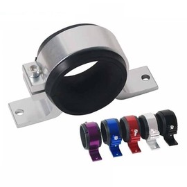 Aluminium-Einzelkraftstoffpumpenhalterung/Kraftstofffilterhalterung 60 MM 044 HALTERUNG for Seat 2001-2006 EP-CA118 (Fahrzeugzubehör) (Color : Silver)