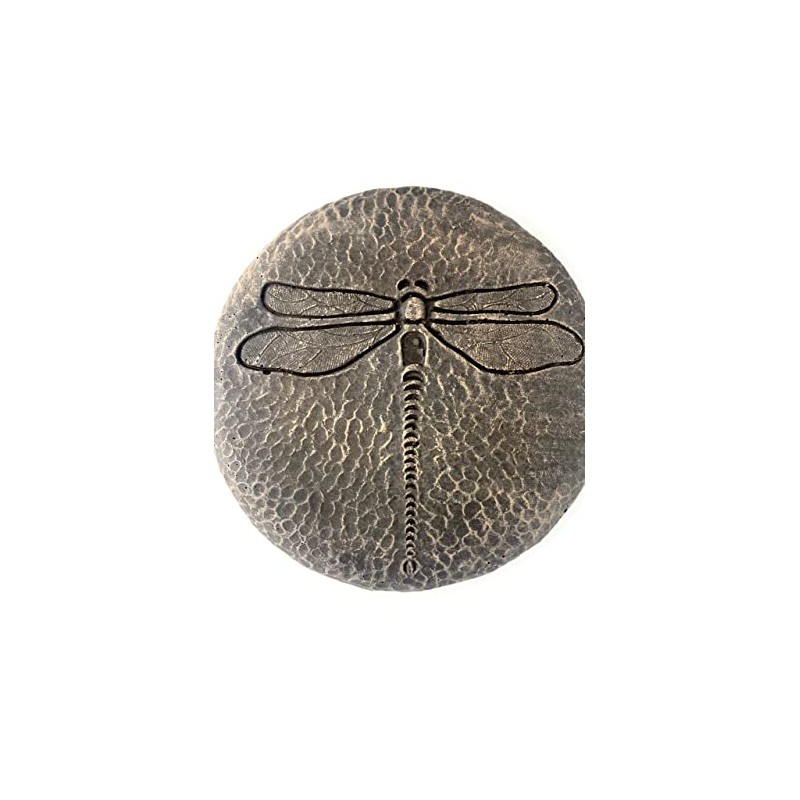 Solid Rock Stoneworks Round Dragonfly Stepping Stone- 1in Tall x