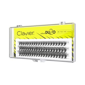 Clavier Du2o Double Volume Artificial Eyelashes in Cups, Various Lengths from 8 to 14 mm, Ultra Volume, for a Perfect Look