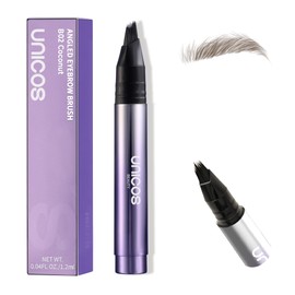 Unicos Eyebrow Pen, Angled Brow Brush, Eyebrow Pencils for Women, Natural Brow Pen, Hair-Like Strokes, 24hrs Long-Lasting, Waterproof, Smudge-Proof, Easy to Use, Multiple Uses, Gifts for Her, Coconut