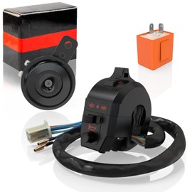 Car SR1-H01 Universal Light Indicator Switch Turn Signal Relay Horn Replacement for Honda KTM Suzuki Kawasaki Yamaha Motorcycle Dirt Bike