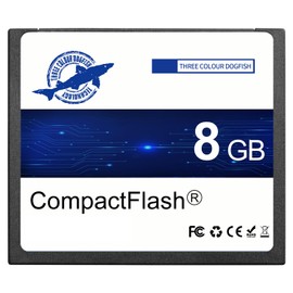 Dogfish Compact Flash Card 8GB 133X CF Memory Card for Professional Photography and Old DSLR Cameras