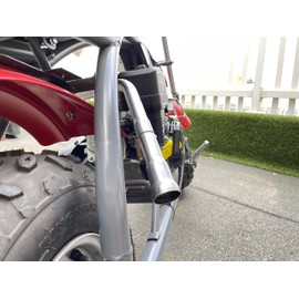 SJVLXHI 3 Stage Exhaust tip 3/4 male Thread For Predator 196cc 212cc Go Kart Mini Bikes,For Coleman CT200U-EX BT200x,For Coleman ct100u / cc100x Mini Bike & For Honda GX160 GX200