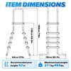 Above Ground Pool Ladder, Heavy Duty Luxury Pool Ladder, Corrosion