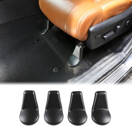 Aunginsy Car Seat Bracket Fixing Bolts Cover Compatible with Toyota Tundra 2014-2020 4Pcs Car Anti-dust Seat Bracket Cover Seat Base Bracket Screw Cap Trim Protective Cover ABS Interior Accessories