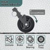 Lygoeege Tube Gate Wheel Under Mount Gate Caster, Prevent the