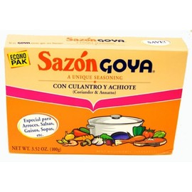 Goya Foods Sazon Culantro y Achiote Economy Pack, 3.52-Ounce