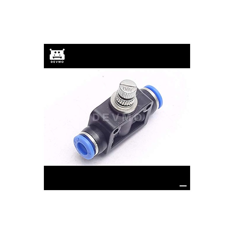 DEVMO Air Flow Speed Control Valve Tube Hose Pipe Connector
