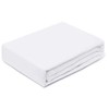 EXKLUSIV HEIMTEXTIL Molton Fitted Sheet 100 x 200 cm White