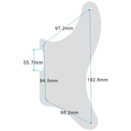 Unbranded Custom For Tele La Cabronita Mexican Style Guitar Pickguard Clear Transparent