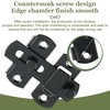 Alise 2 pcs Flip Latch Gate Latch,3 inch Stainless Steel