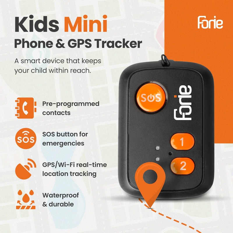 Fonie-Tracker for Kids, GPS, Two Way Talk, Cell Phone Alternative