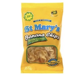 JP Tropical Foods St. Mary's Banana Chips, 1.06 Ounce Pack of 20