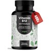 Vitamin B12 hochdosiert - 400 Tabletten mit 500µg Vit B12 + 200µg Folsäure - zertifiziert Laborgeprüft - Vegan & Produziert in Deutschland