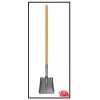 Anvil Wood Handle Steel Transfer Shovel 47 Inches Home Garden