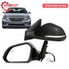 Par de espejos retrovisores eléctricos térmicos izquierdo y derecho Hyundai Sonata 2015 2016 2017