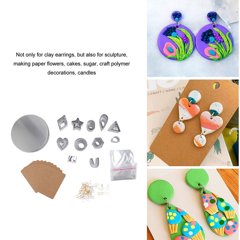 127pcs Polymer Clay Cutters Set Stainless Steel DIY Handcraft Polymer