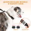 PETTOM Dog Collar, Pull Stop Collar Dogs with Safety Lock,