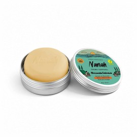 NANAH Crema Corporal Natural de Manzanilla Caléndula en Barra I Ideal para piel sensible I Apto para toda la familia I Cicatrizante y Reparadora I Sin plástico y Vegano I 80 gr.