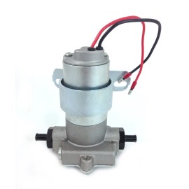 HRC Electric Fuel Pump 140 GPH 14 PSI Race Pump Black Holley Demon Carburetor Satin