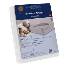 Dormisette Q60 Wasserdichte Matratzenauflage, 90/200 cm, Baumwolle/Reinweiß