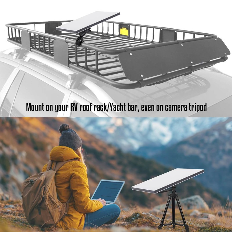 POWRIG Starlink Mini Mount for RV Ladder, RV Roof Rack