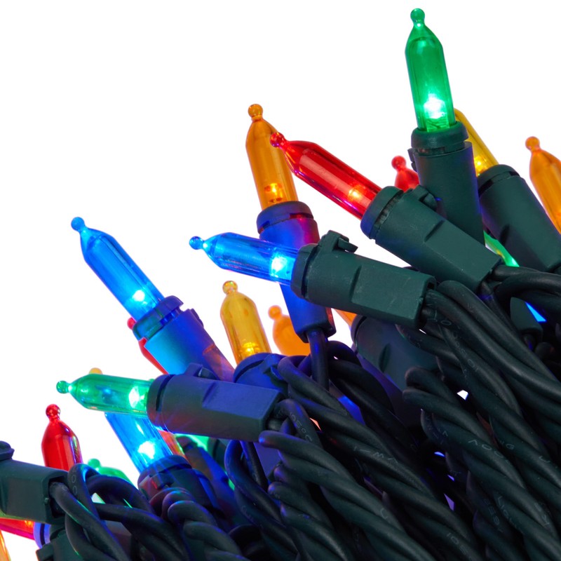 5 STAR BUYER RATED Holiday Living 100-Count 24.75-ft Multicolor LED
