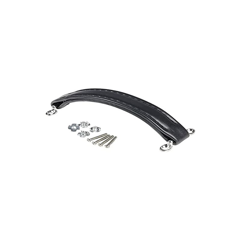 Adam Hall Hardware 3414 BLK - Strap Handle Faux Leather