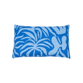 Splosh Beach Bliss Palms Beach Pillow, 51 x 31 x 8 cm, Blue