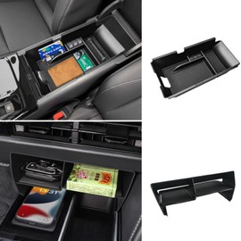 LBNCOBAG 2PCS Centre Console Organizer Compatible with 2025 Toyota Camry Accessories Armrest Storage Tray Interior Insert and Under Screen Storage Box