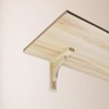 UTALIND 2 Pcs DIY Wooden Shelf Brackets, 5.83" x 5.83"