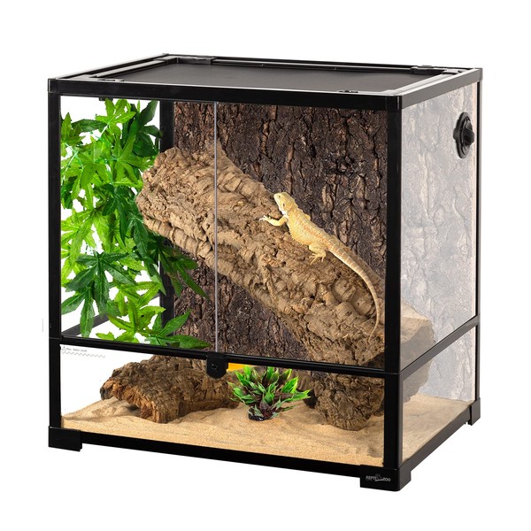 REPTIZOO 45 Gallon Glass Reptile Terrarium 24" x 18" x
