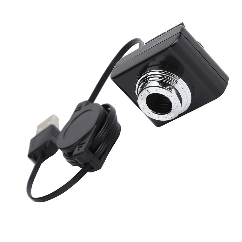 Webcam Clipon USB2.0 Camera with Retractable Cable 640 x 480