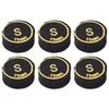 6PCS Billiard Cue Tips PU Multiple Layer Pool Cue Tips