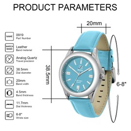 Blekon Original Stylish Bracelet & Leather Watch Set - Elegant Timepiece for Everyday & Special Occasions