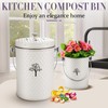AOSION Countertop Compost Bin Kitchen,Odorless Indoor Compost Bin with Lid