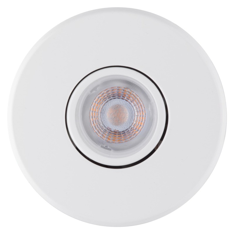 GLOBE Electric 90958 4" Rust Proof Indoor/Outdoor Ridged Baffle Round